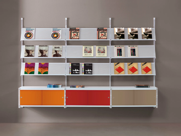 SOCRATE DISPLAY - Wall-mounted one-sided retail display unit by Caimi Brevetti - view 2